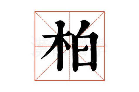 柏 同音字|柏字的解释